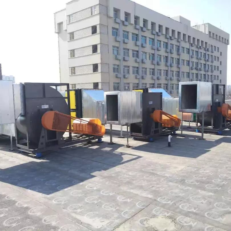 油煙凈化專用風機 改造后1 油煙凈化專用風機 改造后1